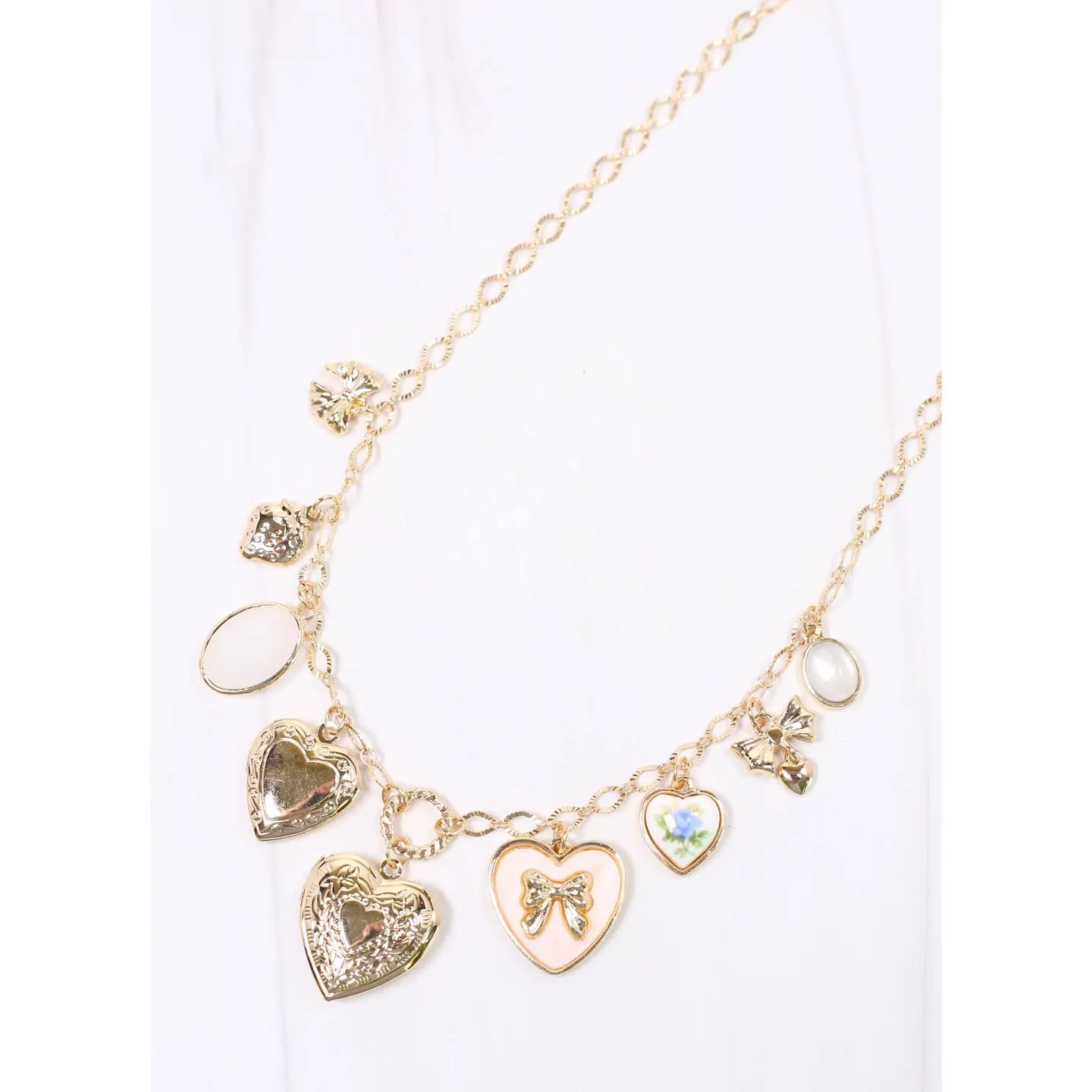 Caroline Hill - Bellsario Charm Necklace Gold
