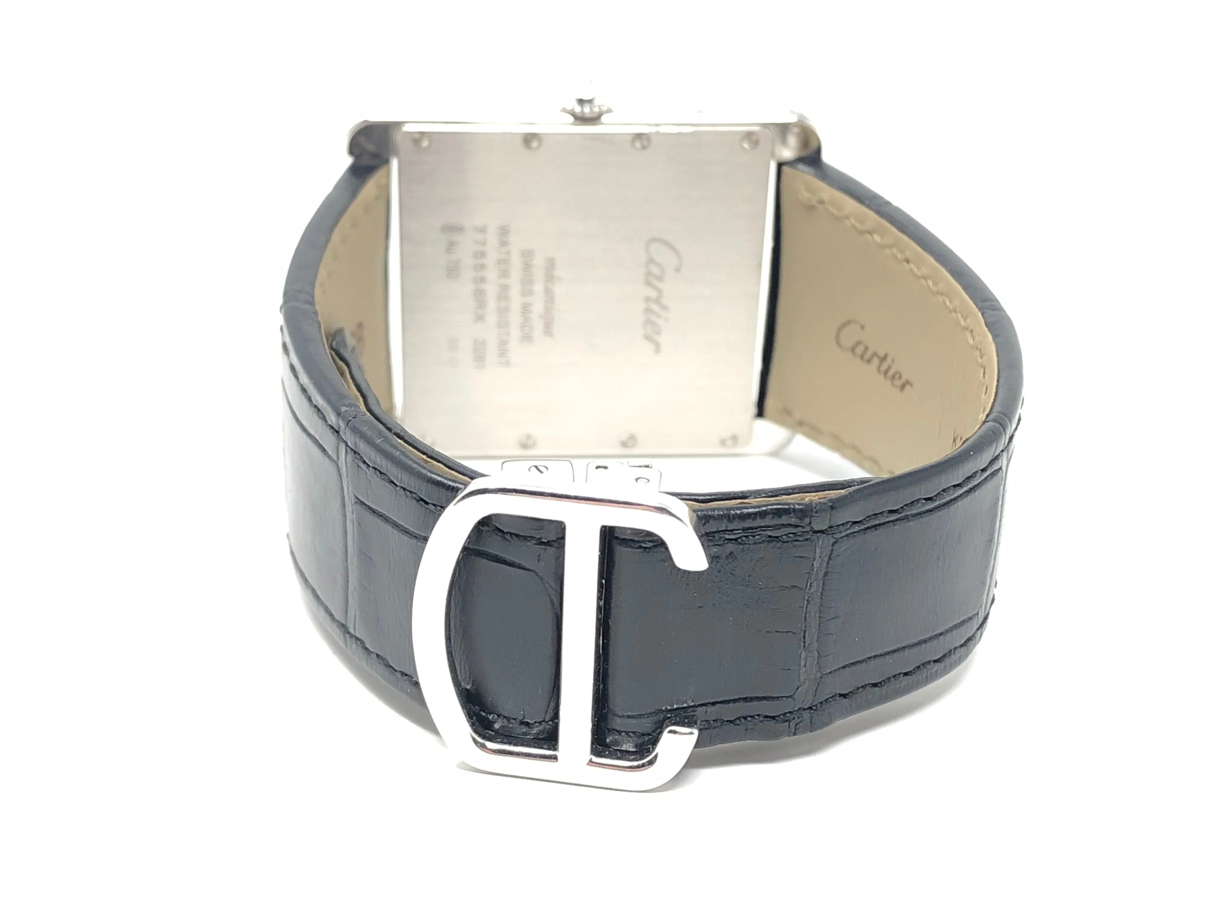Cartier Tank Louis Extra-Flat 18K WG Diamond Bezel WT200006 - Certified Pre-Owned
