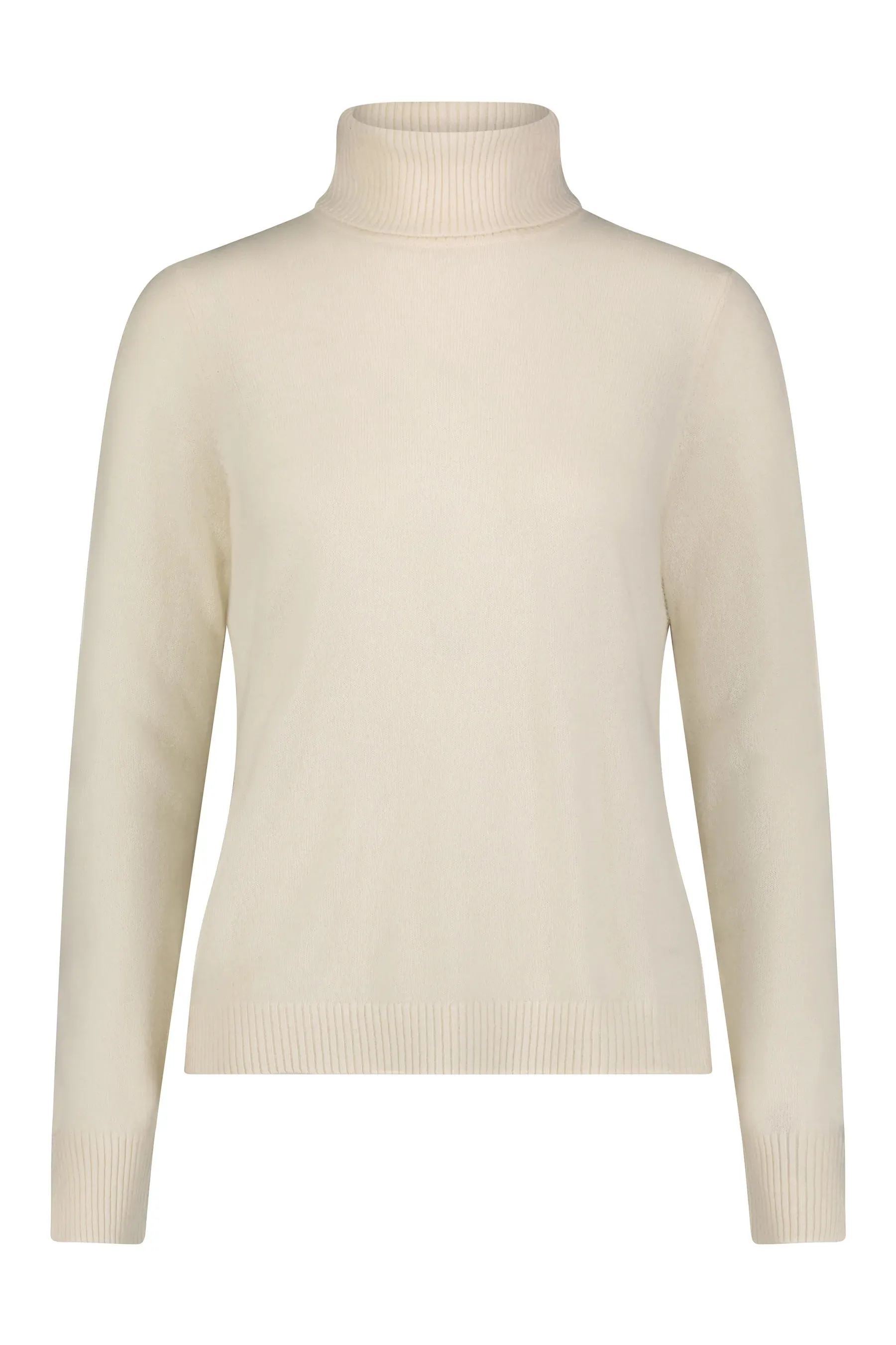 Cashmere Turtleneck w/ Slit Sleeve