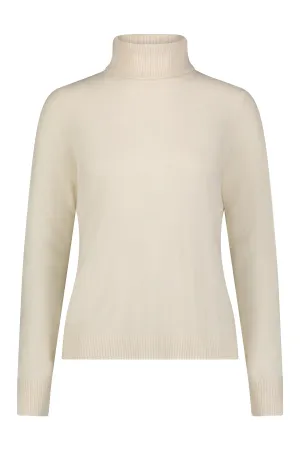 Cashmere Turtleneck w/ Slit Sleeve