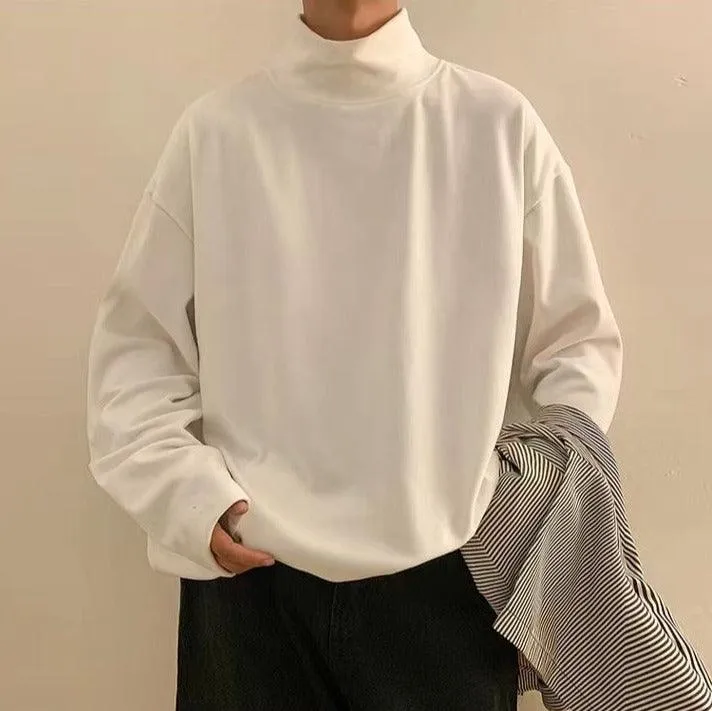 Casual Turtleneck T-Shirt