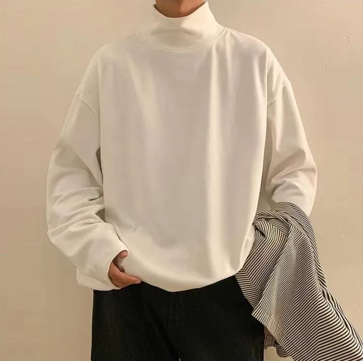 Casual Turtleneck T-Shirt