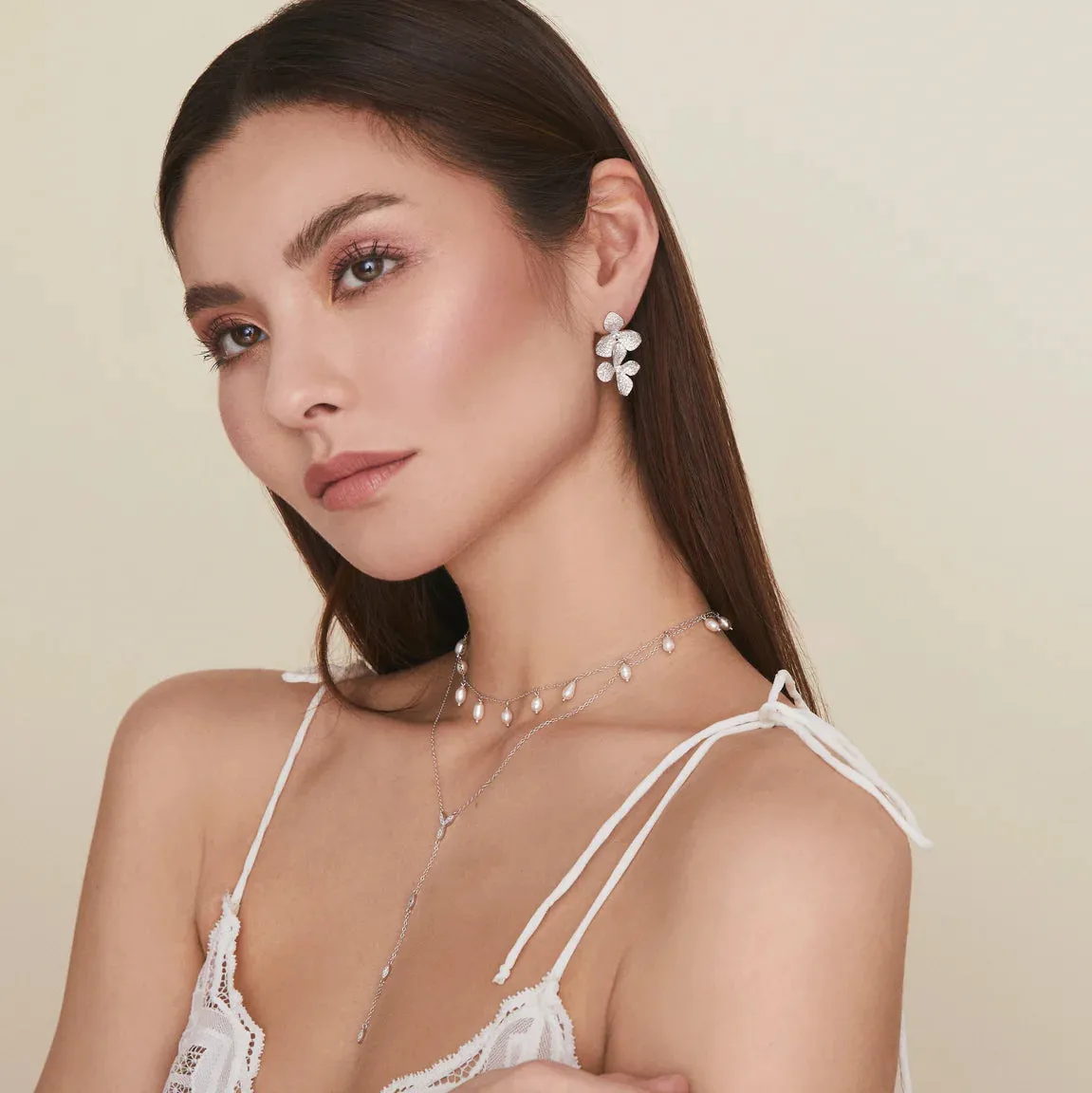 Chiara Necklace - Silver