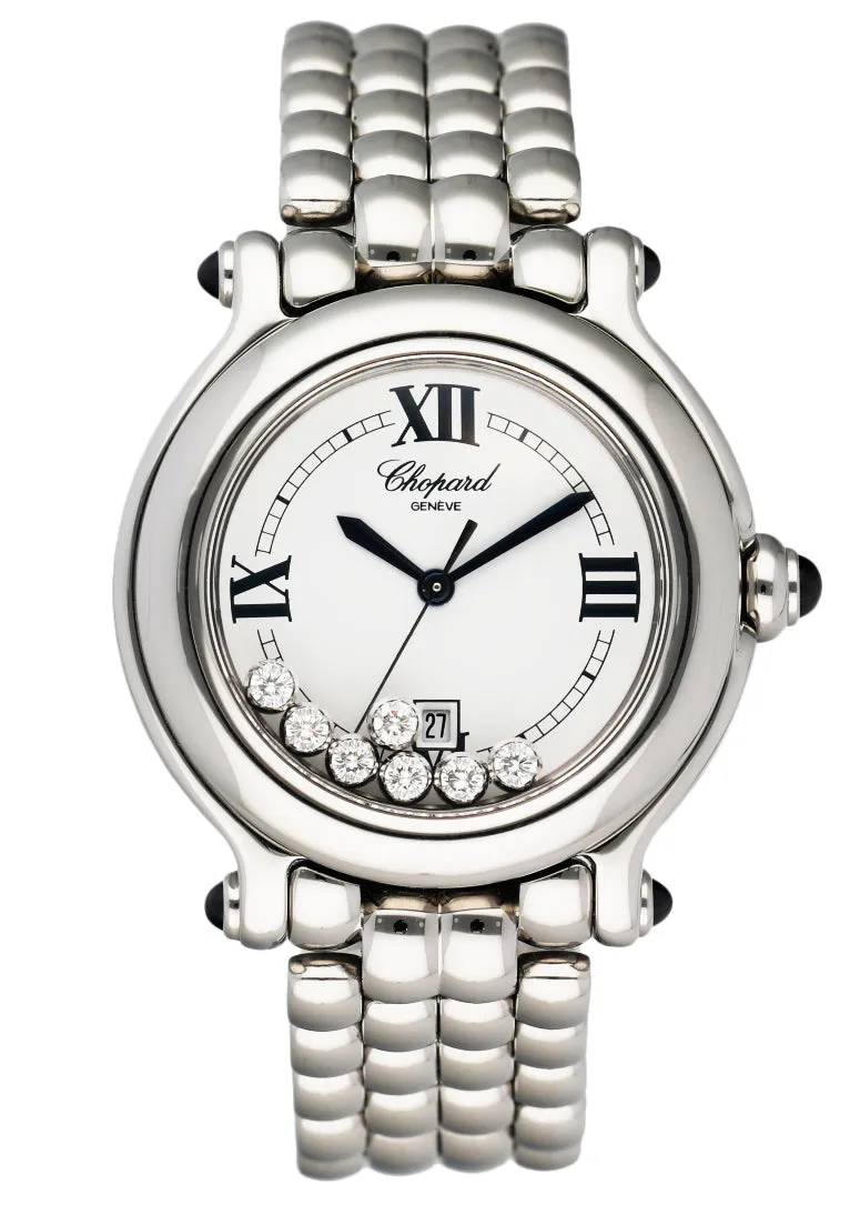Chopard Happy Sport 27/8236-23 White Dial Ladies Watch