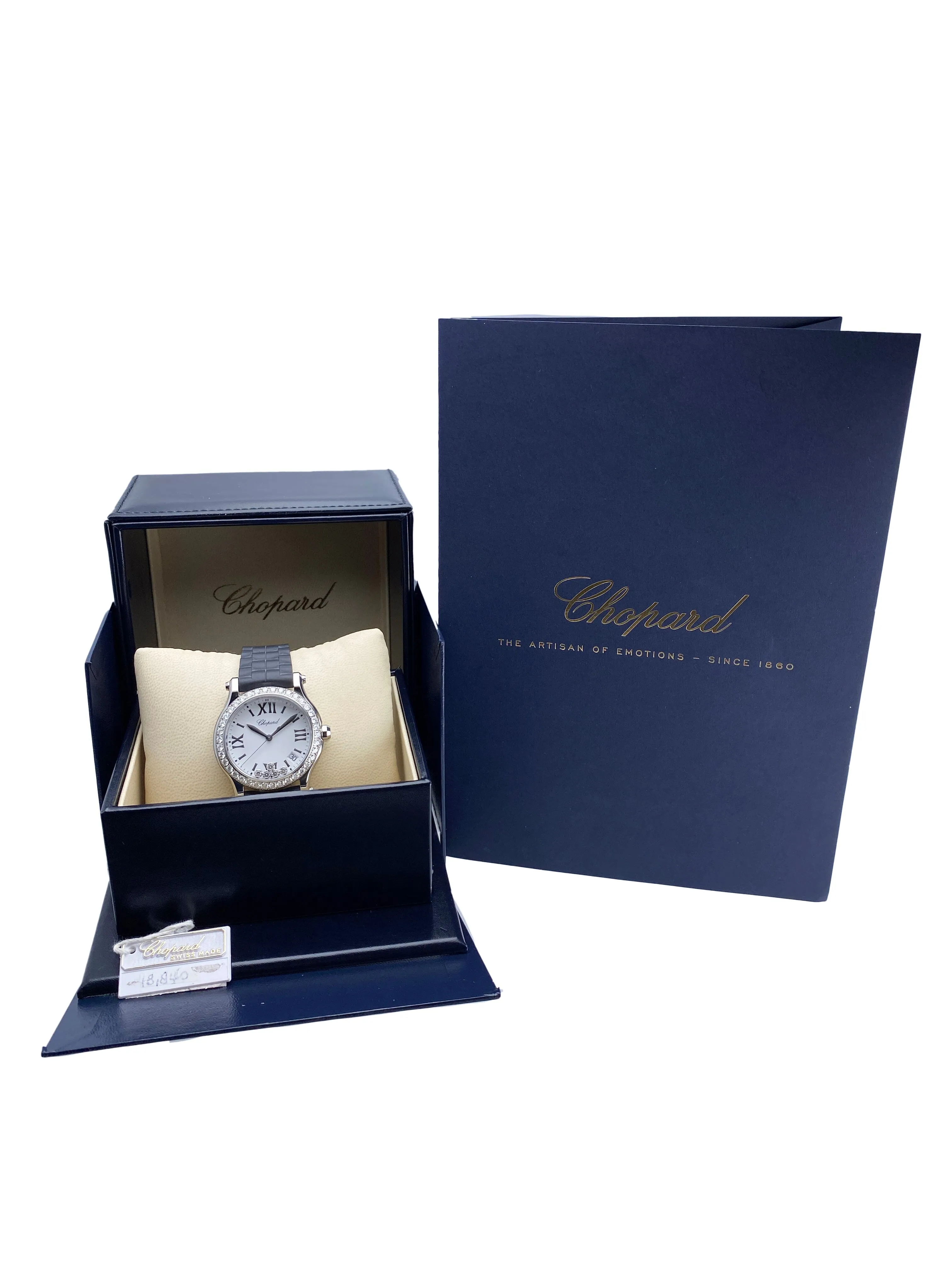 Chopard Happy Sport 278582-3003 White Dial Ladies Watch Box Papers