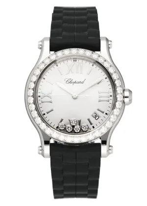 Chopard Happy Sport 278582-3003 White Dial Ladies Watch Box Papers