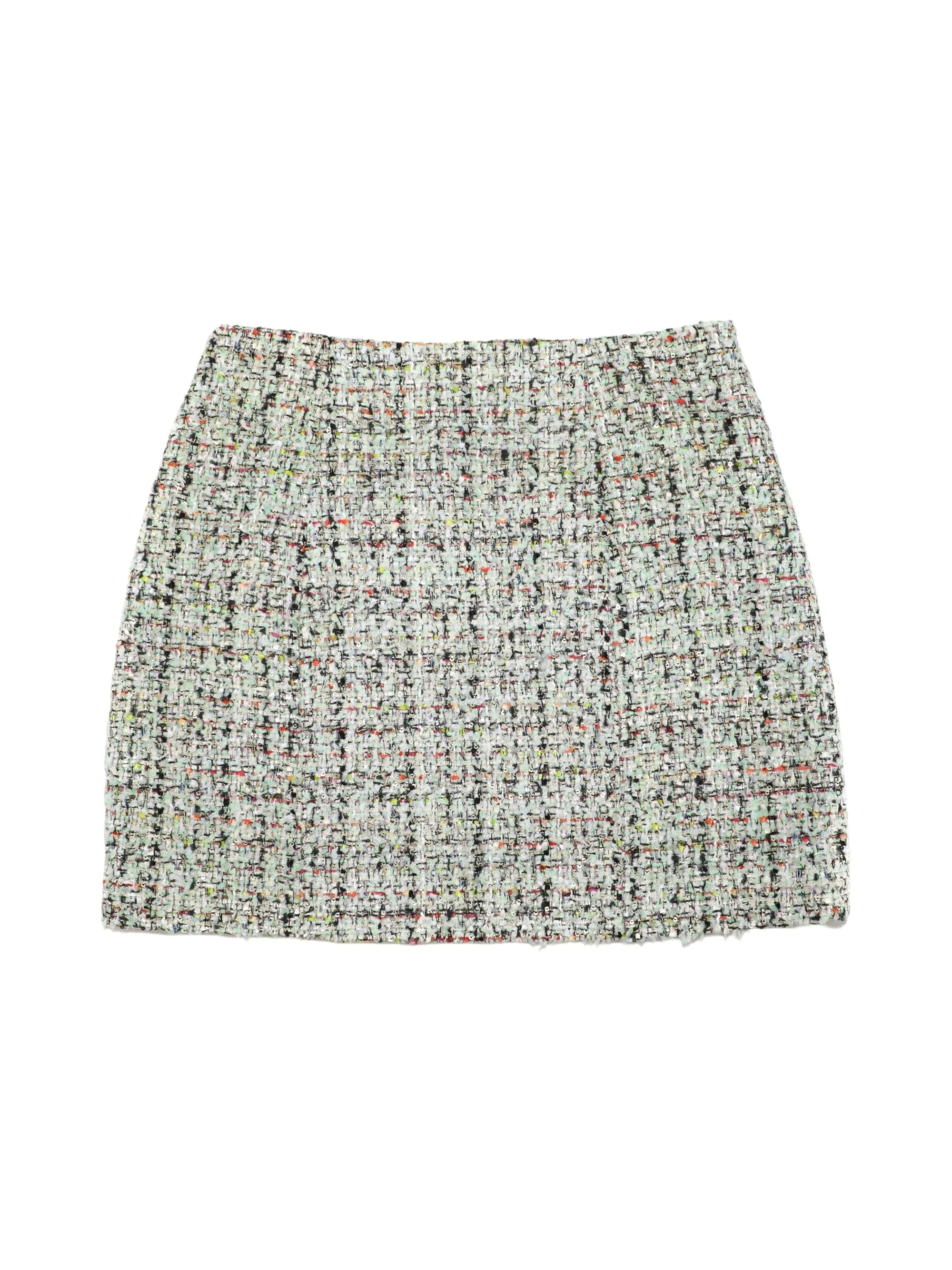 Cinq à Sept Anya Boucle Randi Skirt in Patina Multi