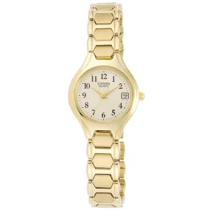 Citizen Women's Gold-Tone Stainless Steel Bracelet Quartz Watch EU2252-56P