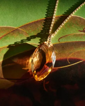 Citrine Abundance Chain Necklace