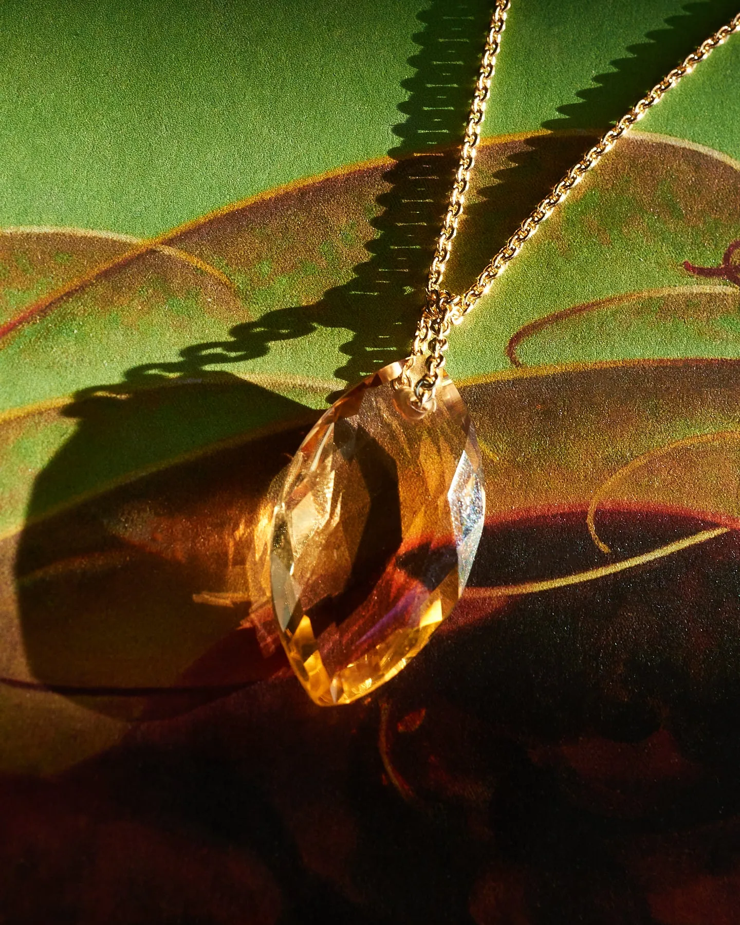 Citrine Abundance Chain Necklace