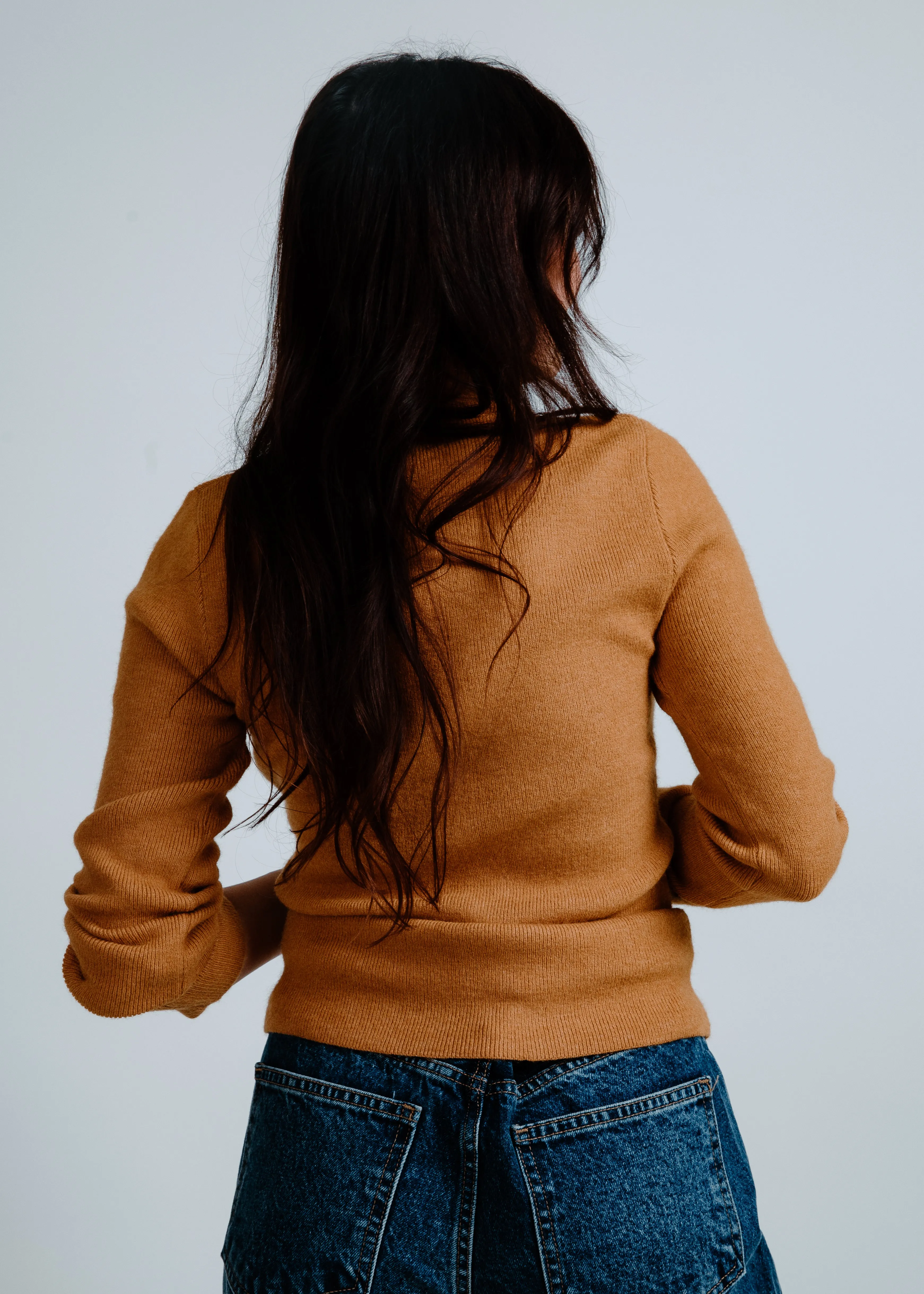 Clara Turtleneck Sweater - Camel