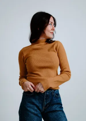 Clara Turtleneck Sweater - Camel