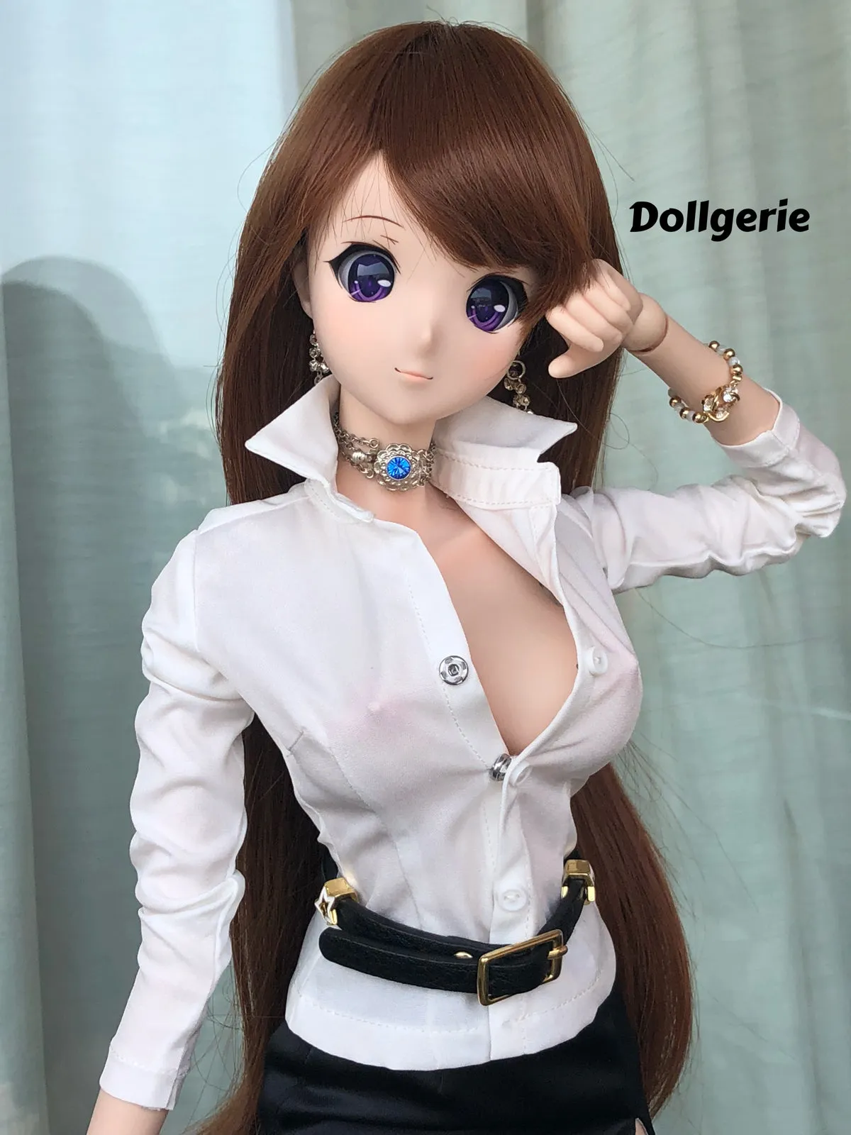 Classic Slim Fit White Shirt for SmartDoll