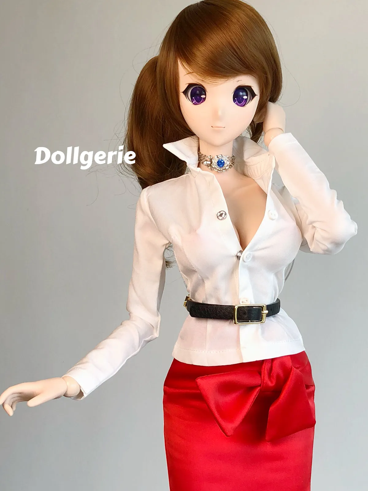 Classic Slim Fit White Shirt for SmartDoll