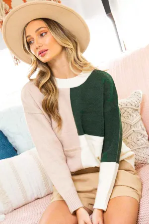 Color Block Sweater