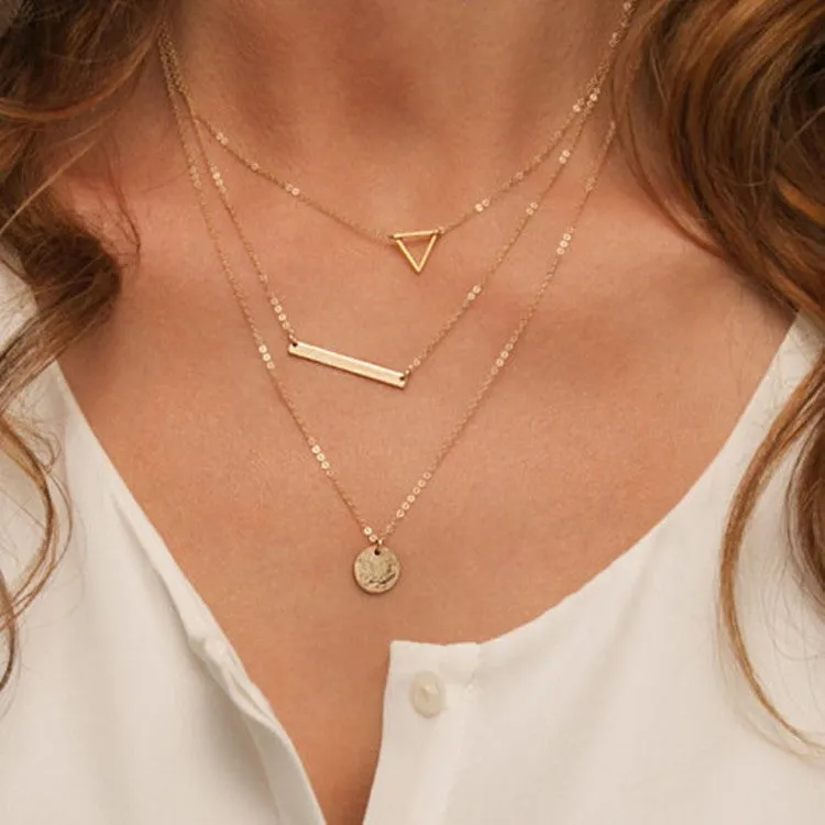 Combo of 2 Gold Plated Butterfly and Coin Pendant