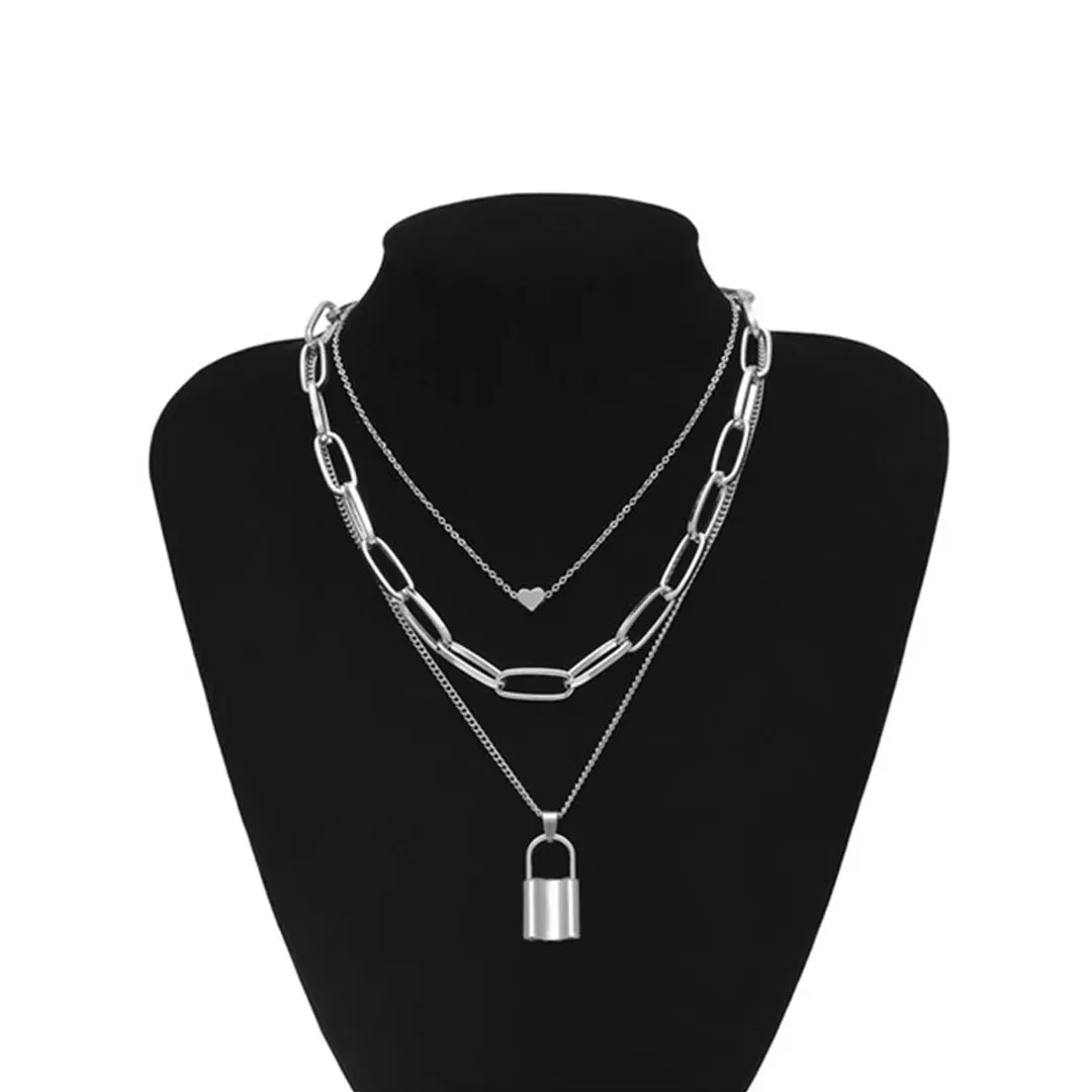 Combo of 2 Gold Plated Layered Necklace