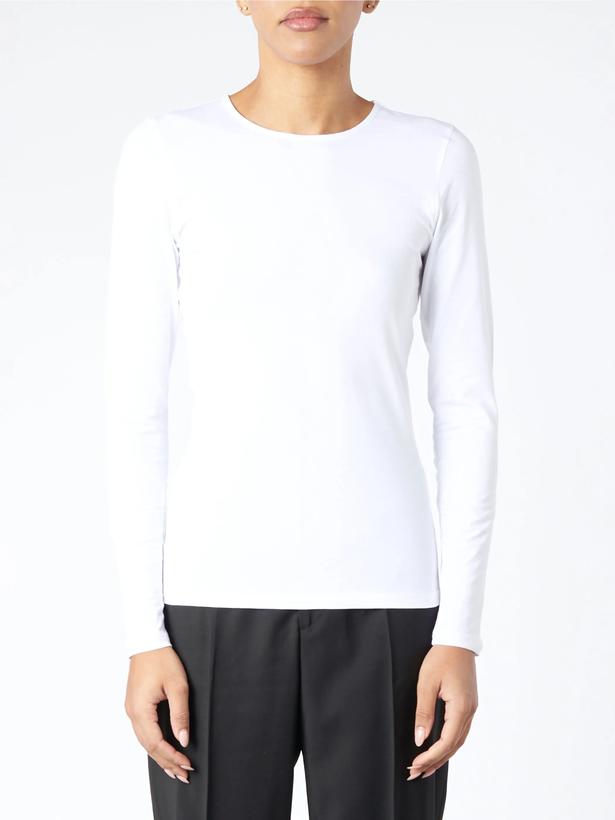Cotton Stretch Long Sleeve