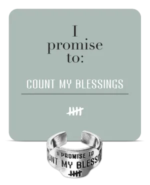 Count My Blessings Promise Ring