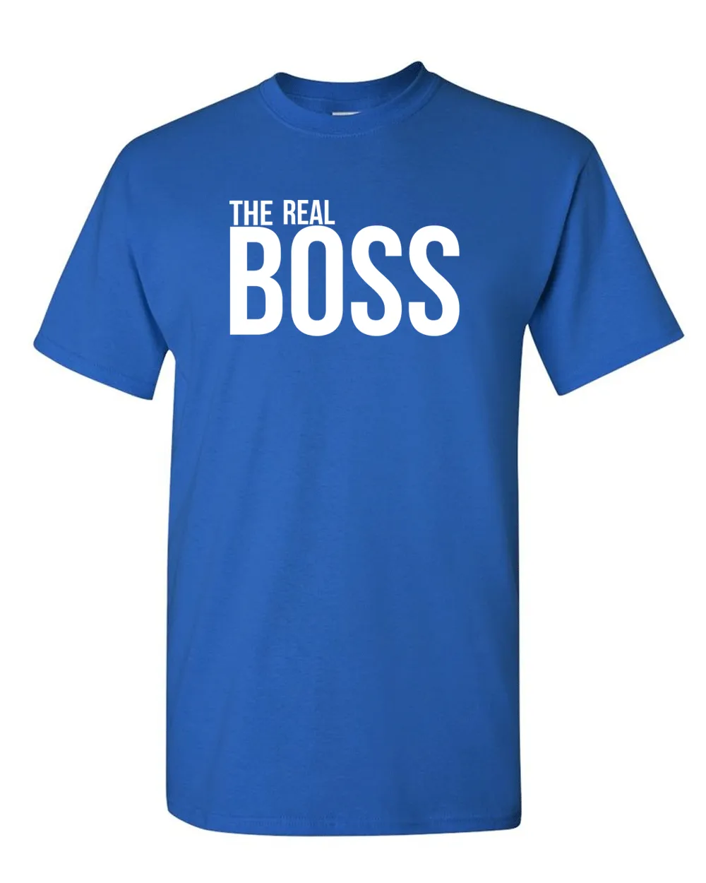 Couple Matching T-shirt, The Boss The Real Boss T-shirt, Valentine day tees.
