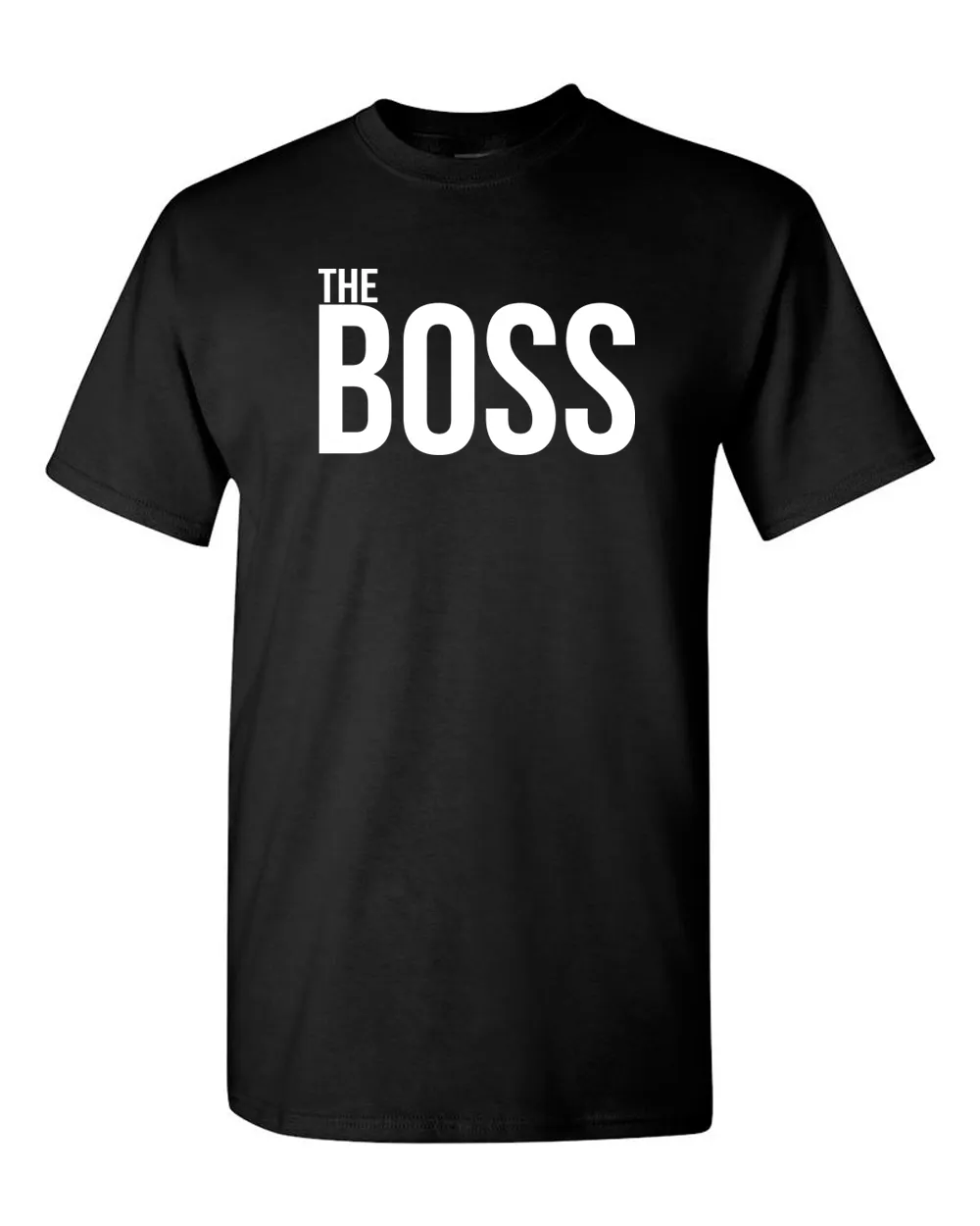 Couple Matching T-shirt, The Boss The Real Boss T-shirt, Valentine day tees.