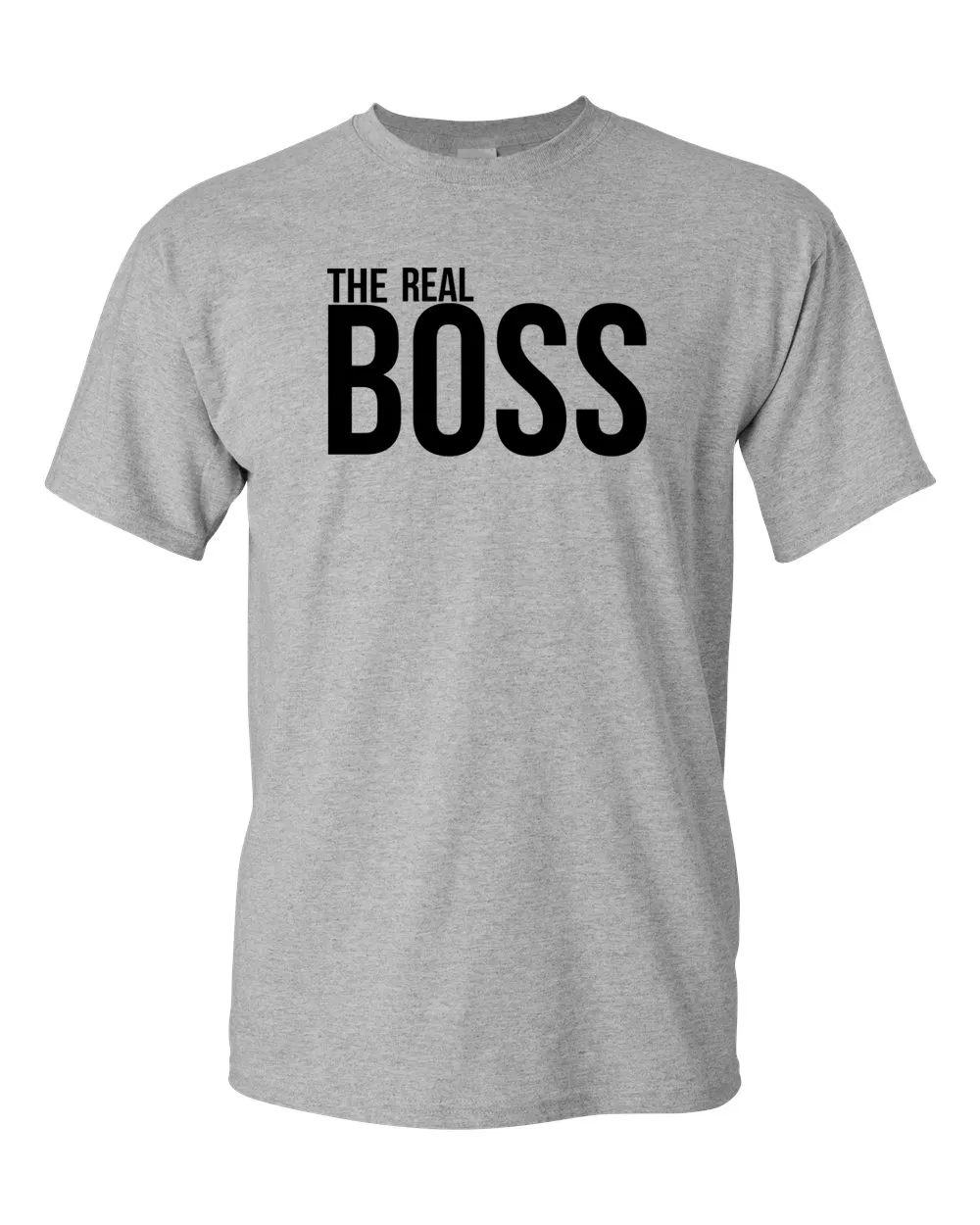 Couple Matching T-shirt, The Boss The Real Boss T-shirt, Valentine day tees.