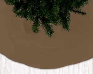 Cream, Tan, Latte, Cocoa, Mocha, and Dark Brown Holiday Christmas Tree Skirts