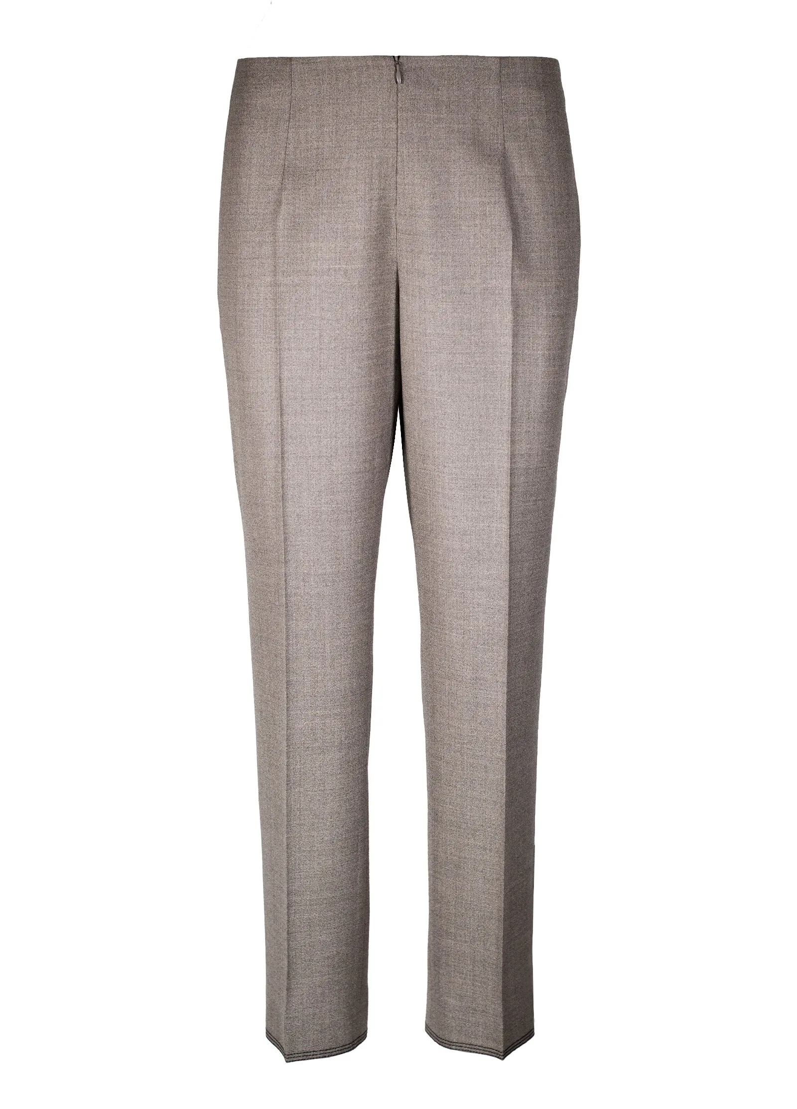 Crepe Fine Wool Pants