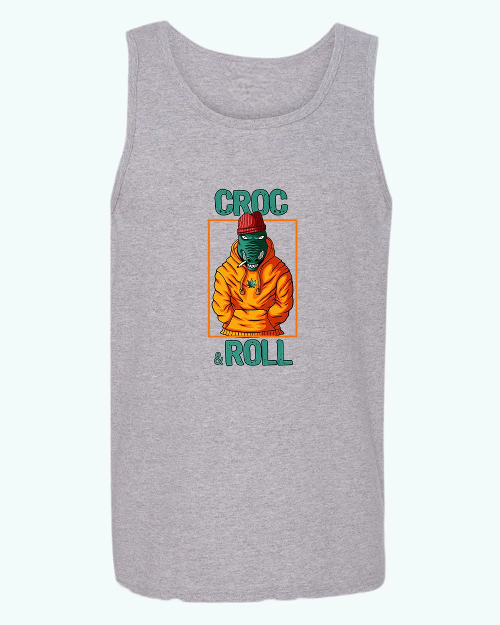 Croc and roll tank top