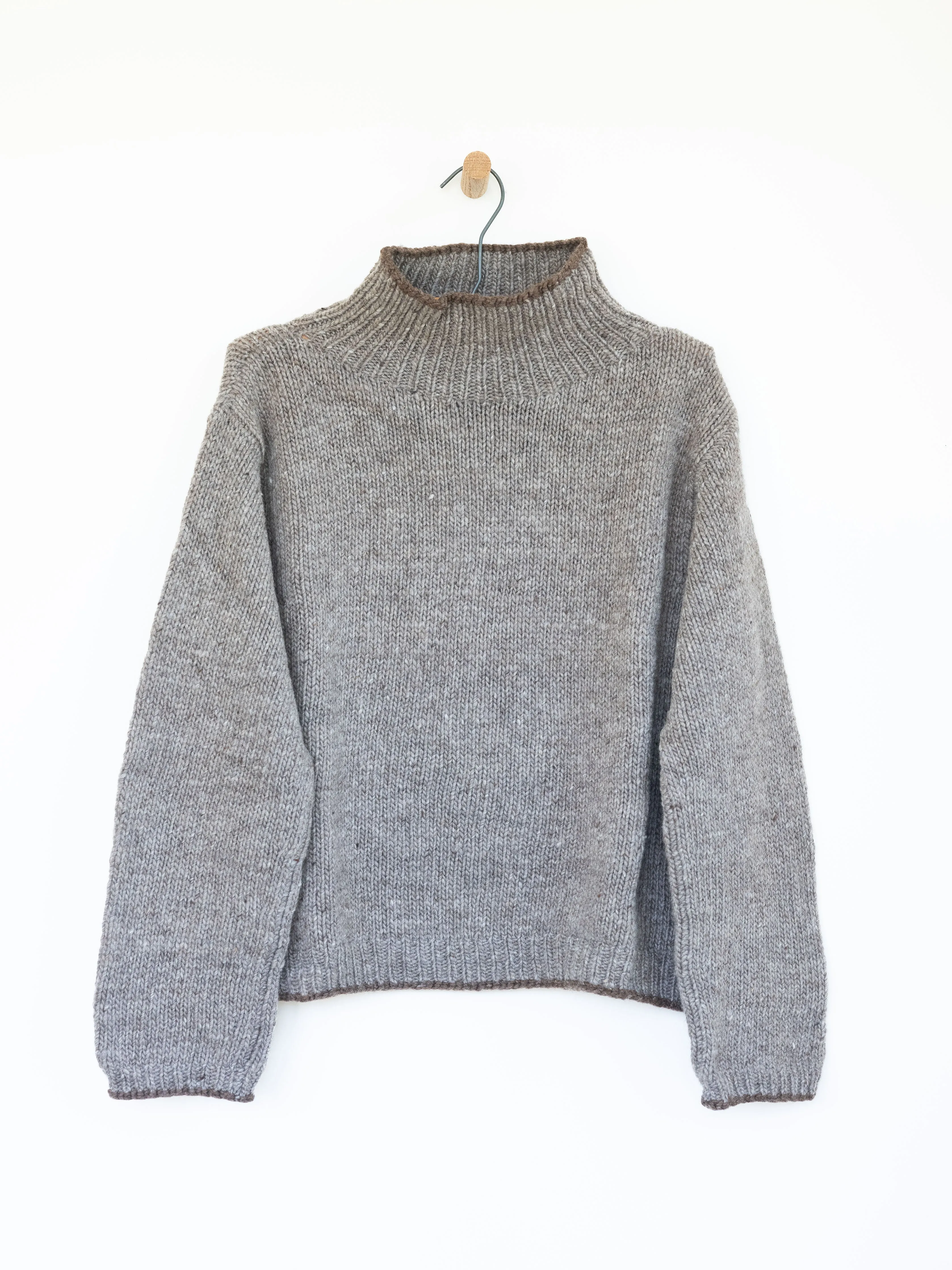 Cropped Turtleneck Sweater