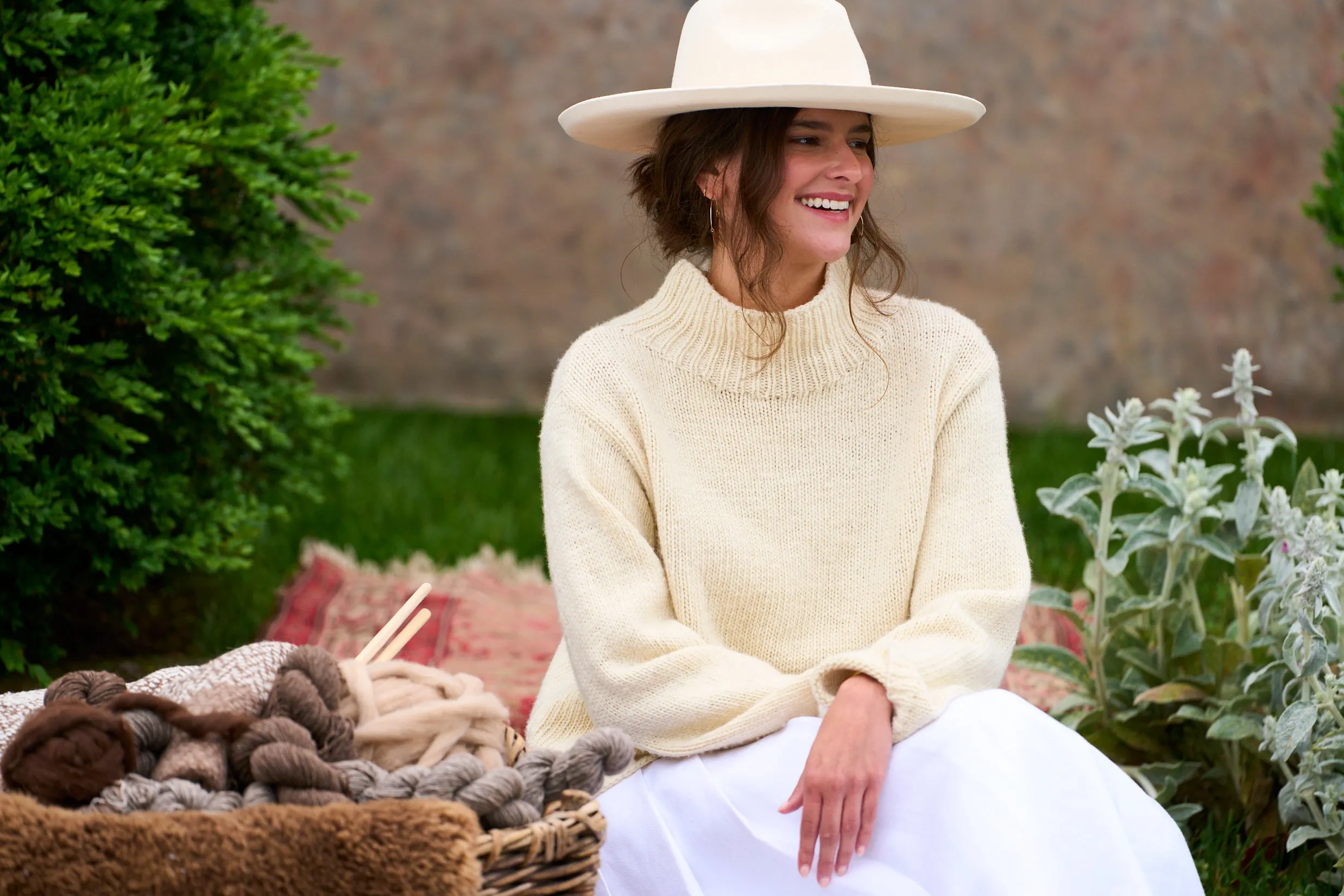 Cropped Turtleneck Sweater