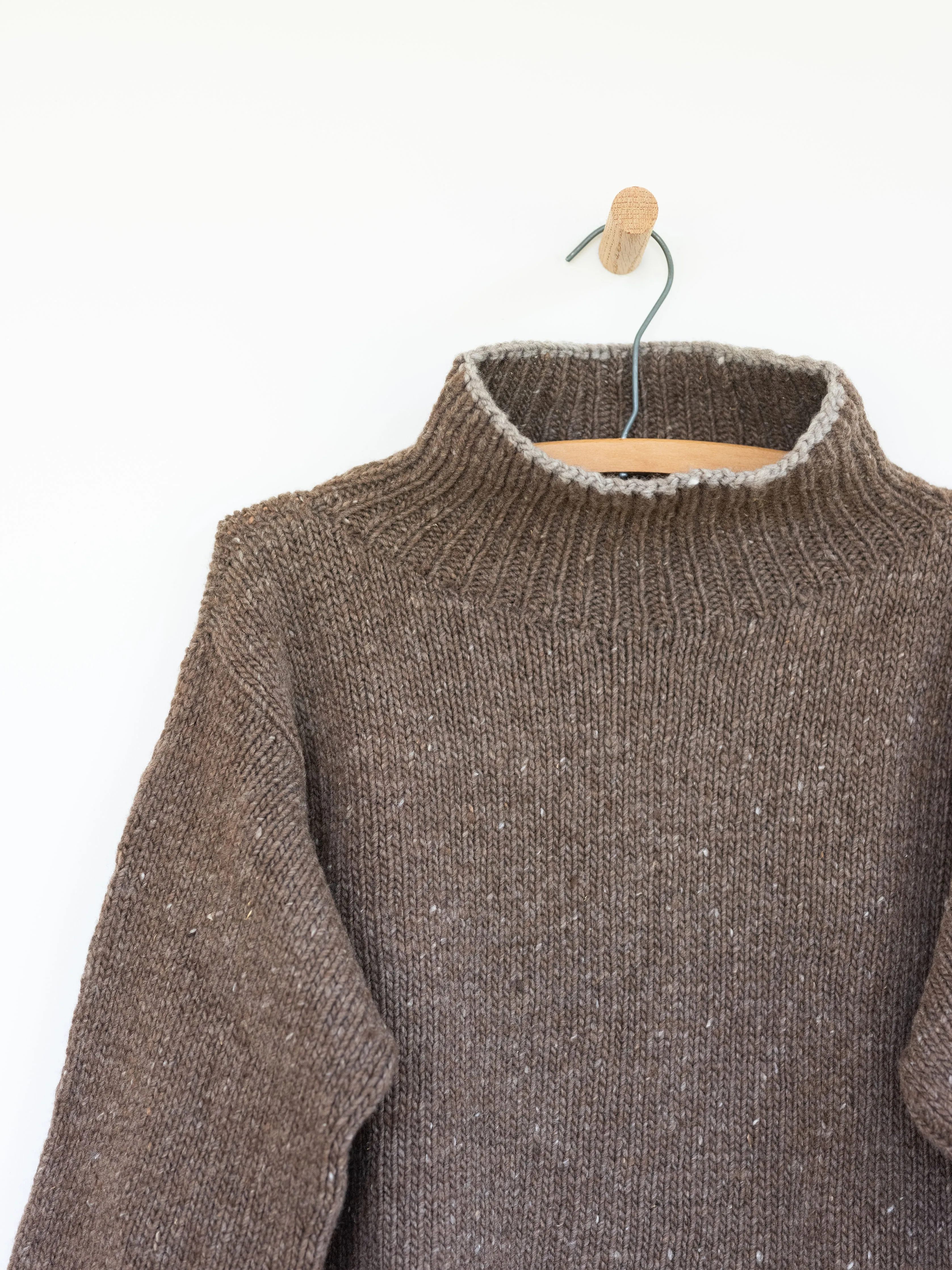 Cropped Turtleneck Sweater