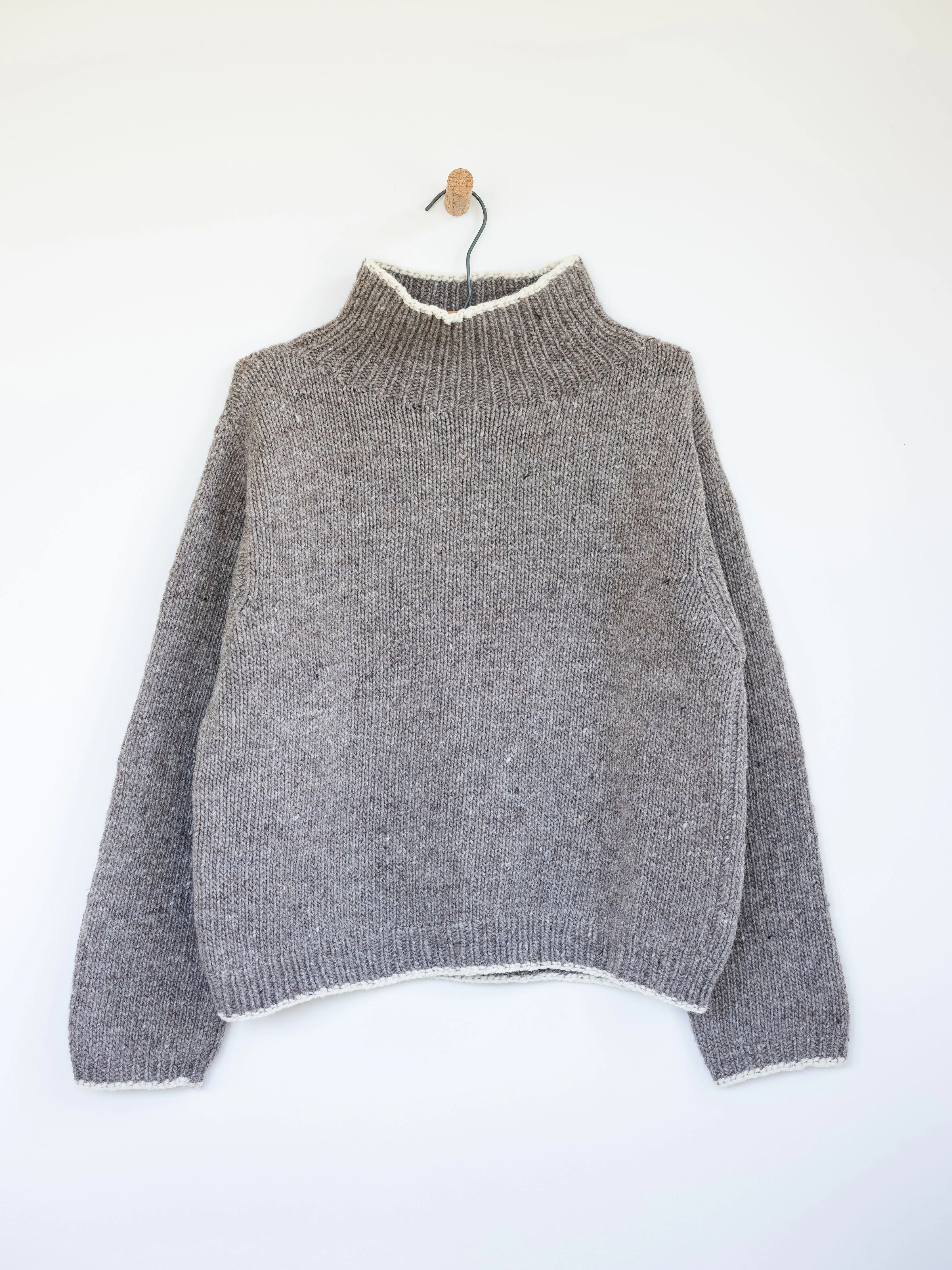Cropped Turtleneck Sweater