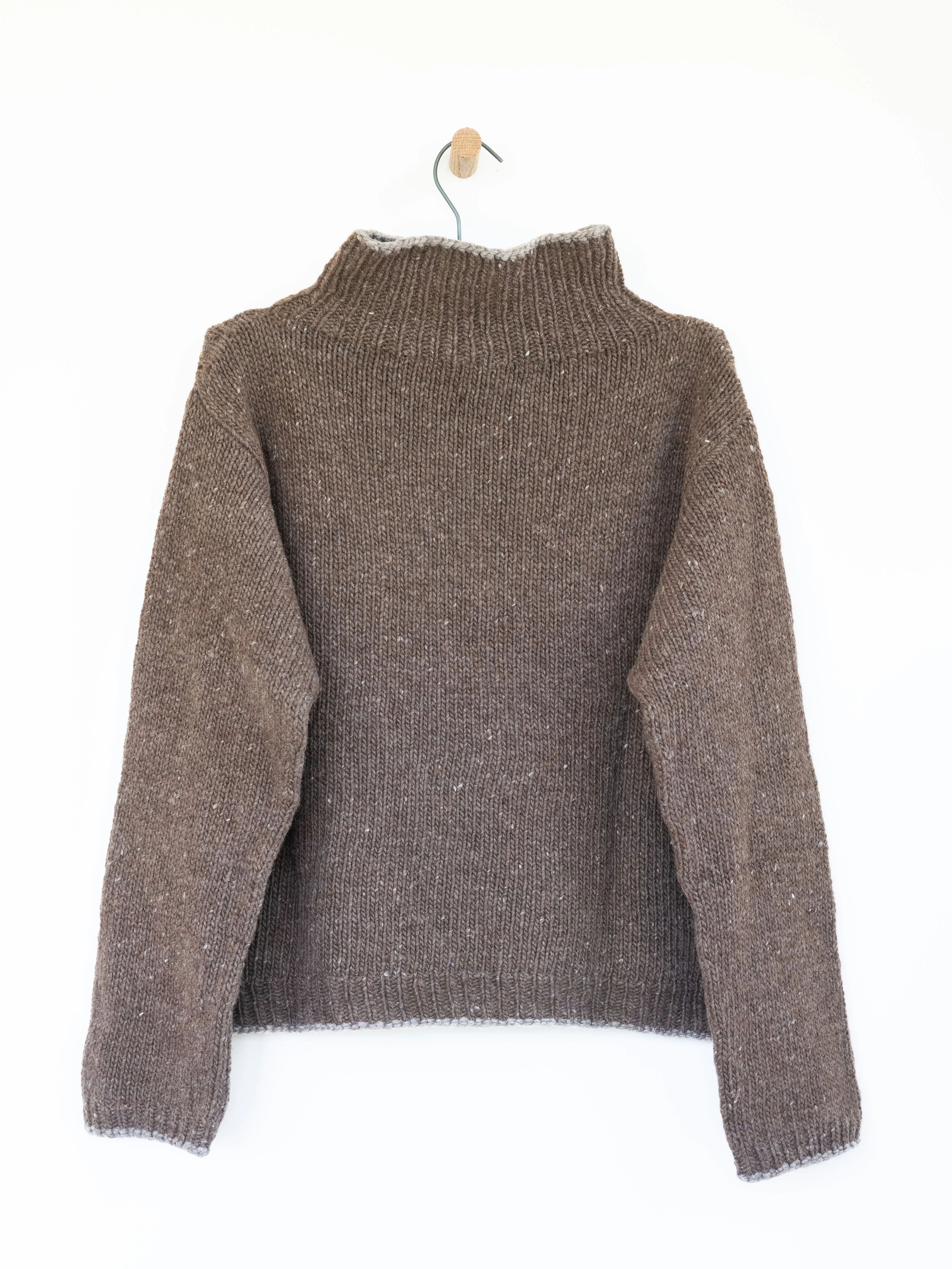 Cropped Turtleneck Sweater