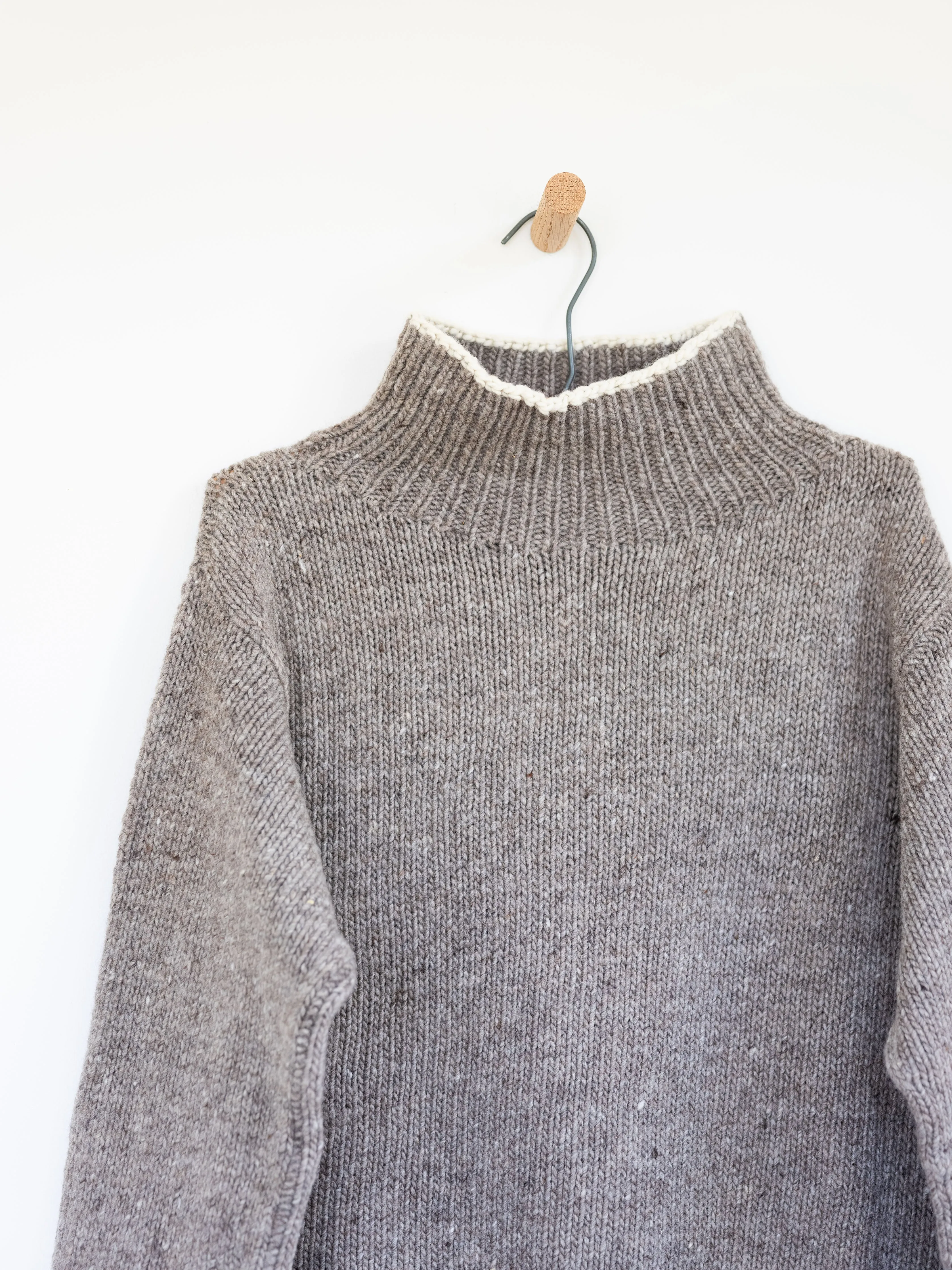 Cropped Turtleneck Sweater