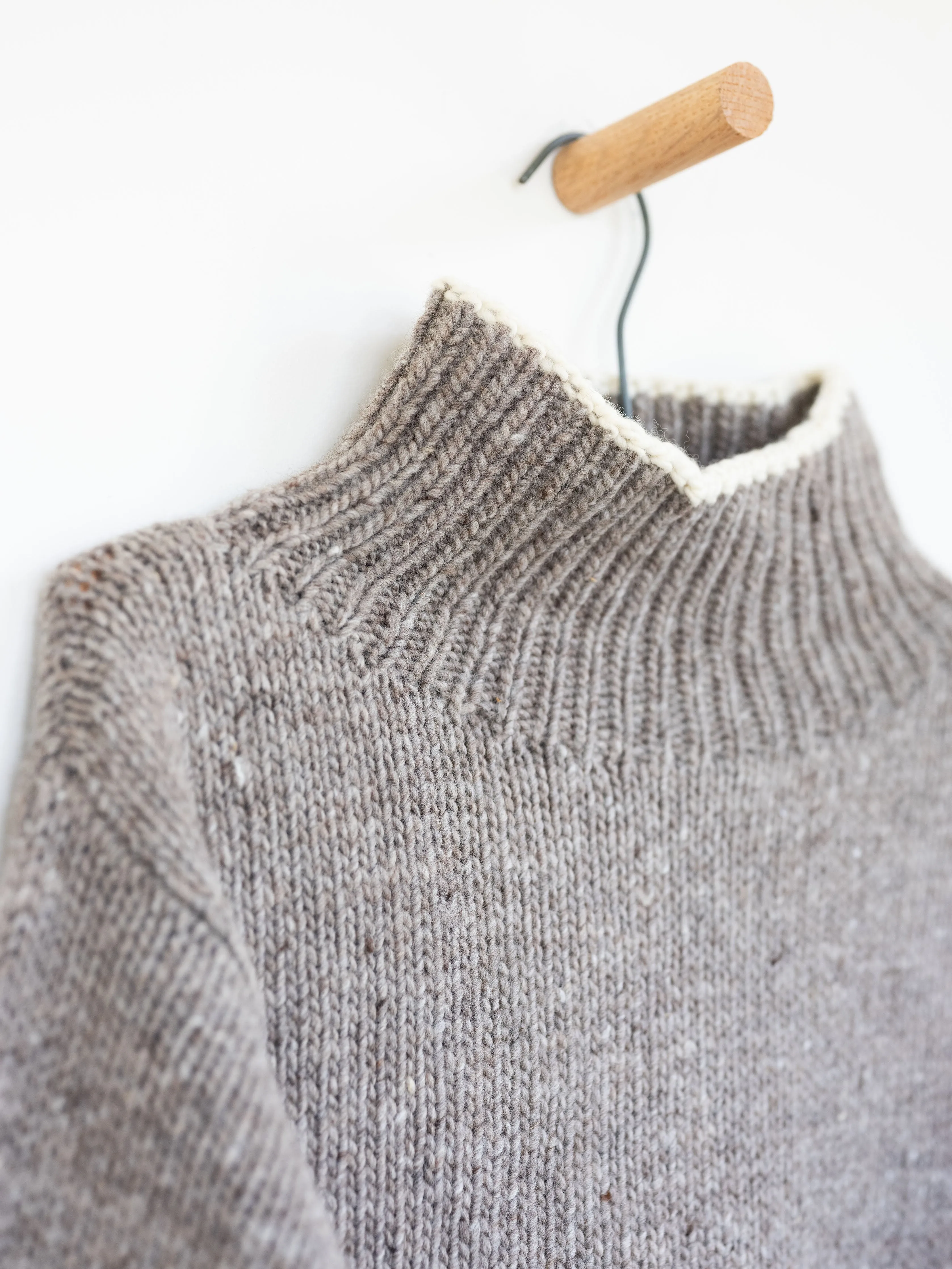 Cropped Turtleneck Sweater