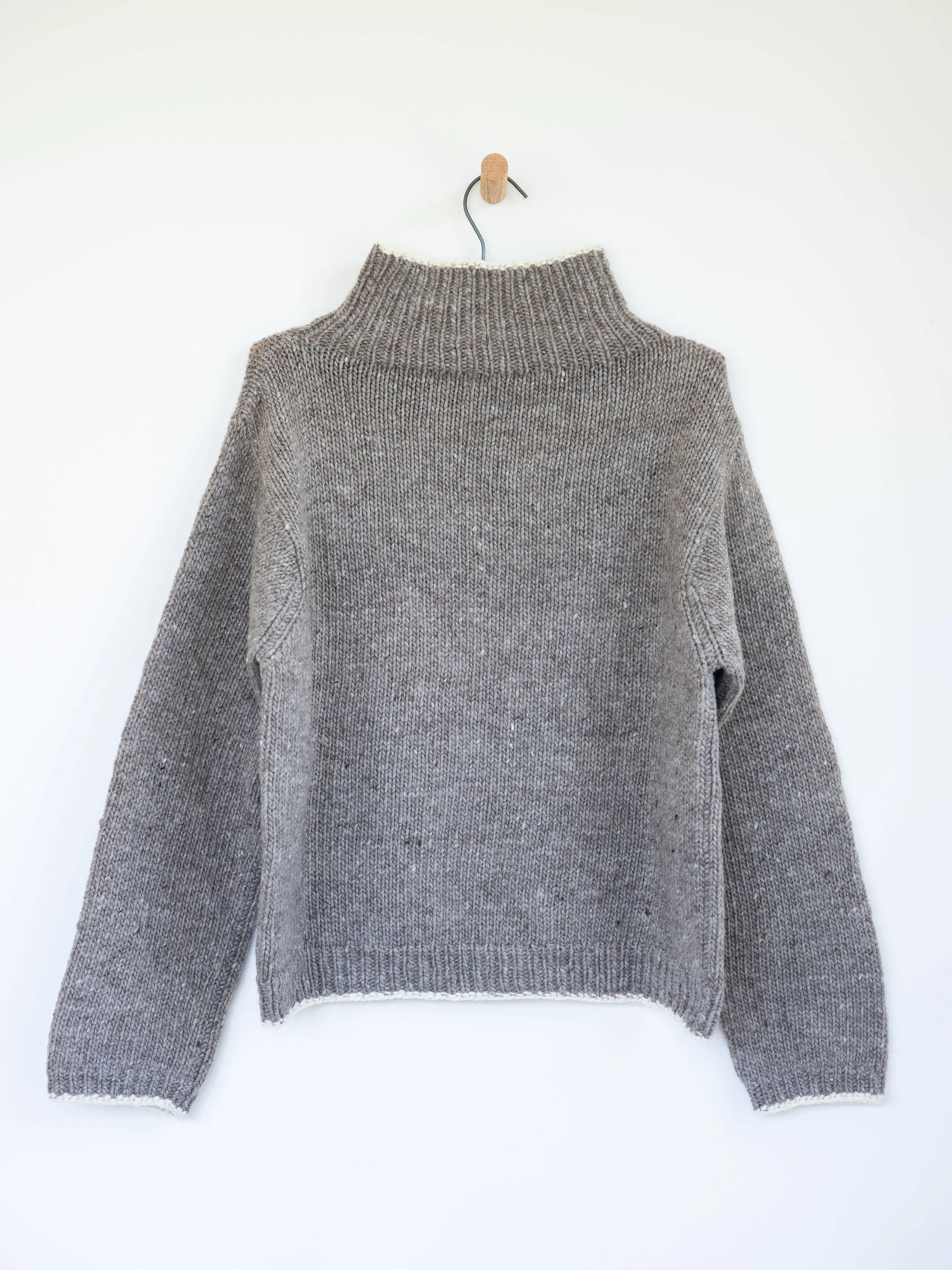 Cropped Turtleneck Sweater