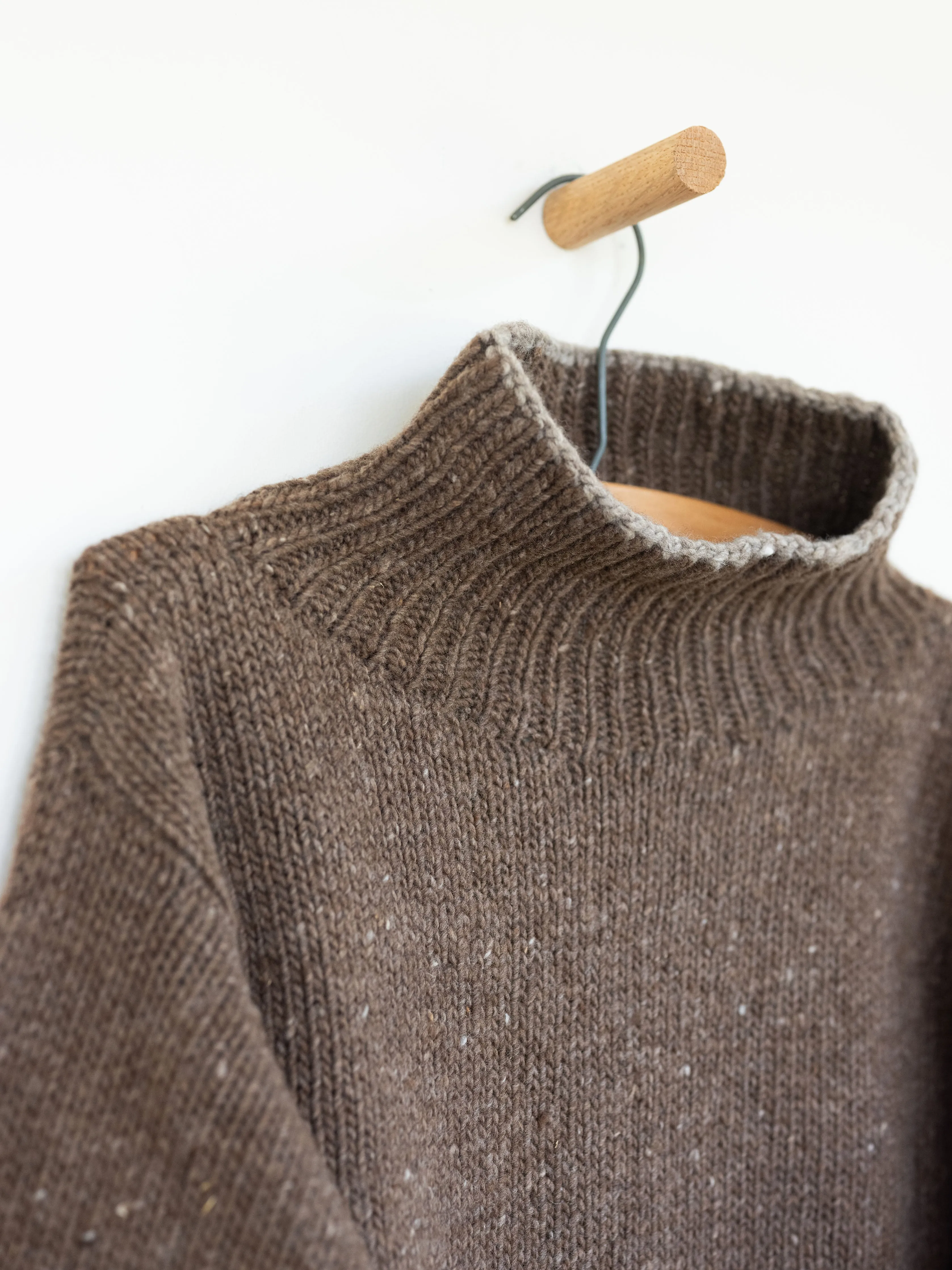 Cropped Turtleneck Sweater