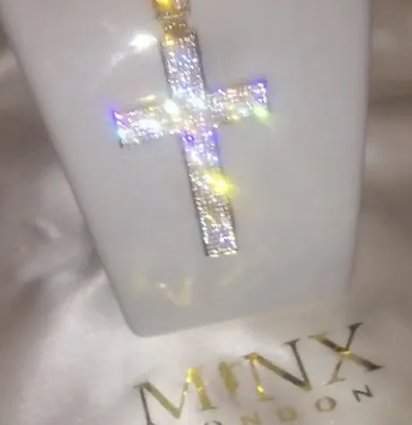 Cross Necklace | Cross necklace for Men | Cross Necklace Women | Cross Pendant and Necklace | Cross Chain for Men | Iced Out Cross Pendant