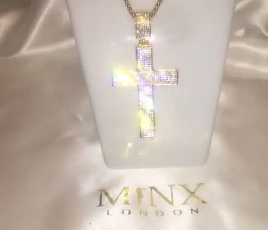 Cross Necklace | Cross necklace for Men | Cross Necklace Women | Cross Pendant and Necklace | Cross Chain for Men | Iced Out Cross Pendant