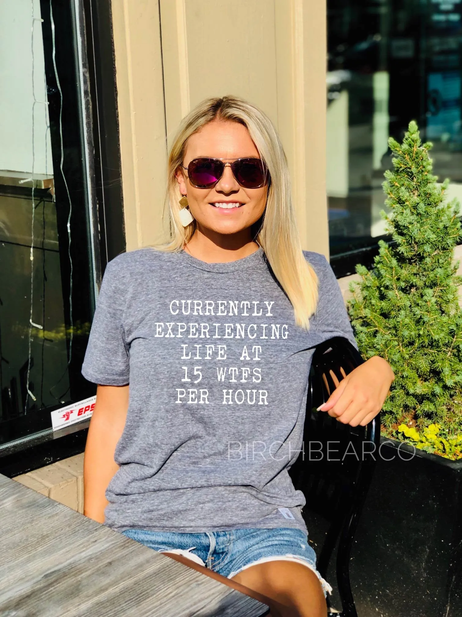 Currently Experiencing Life At 15 WTFS Per Hour  | Unisex Crew