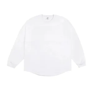Curved Hem Long Sleeve Pullover