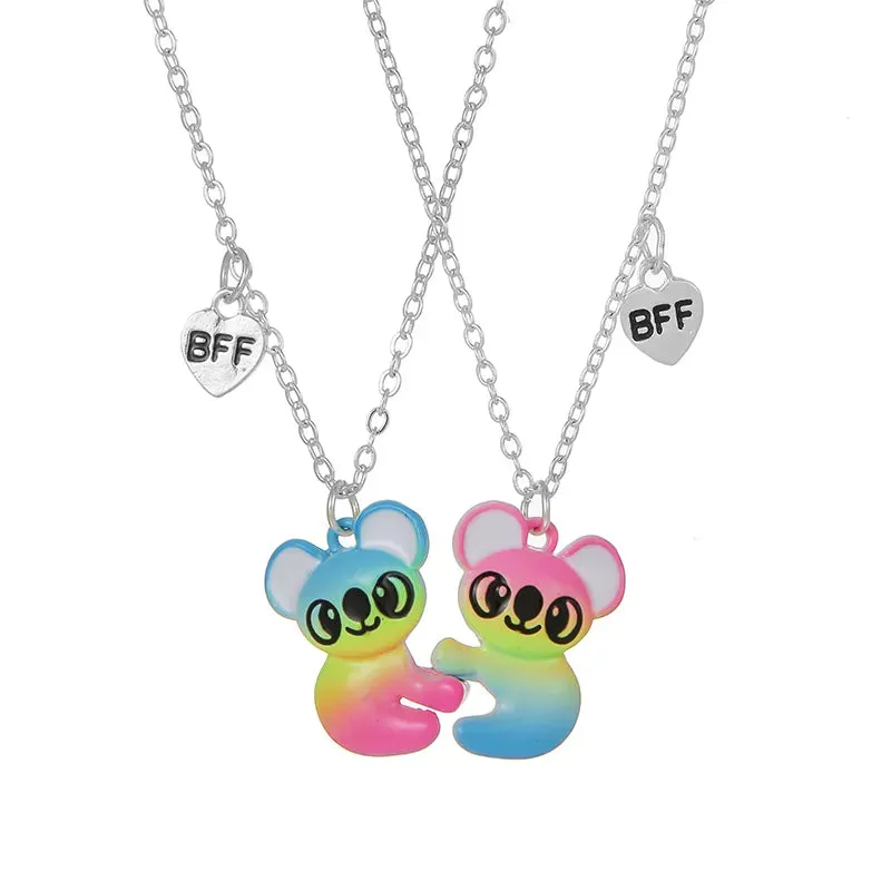Cute Sushi BFF Necklaces Set