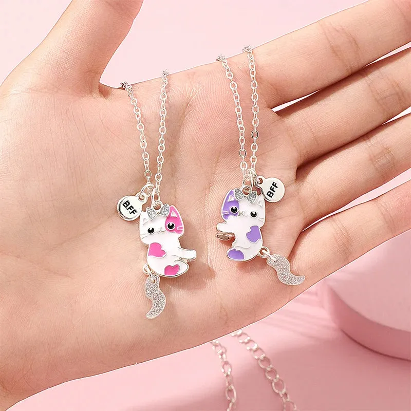 Cute Sushi BFF Necklaces Set