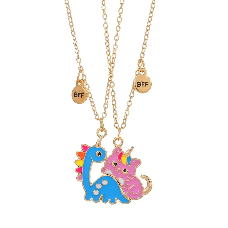 Cute Sushi BFF Necklaces Set