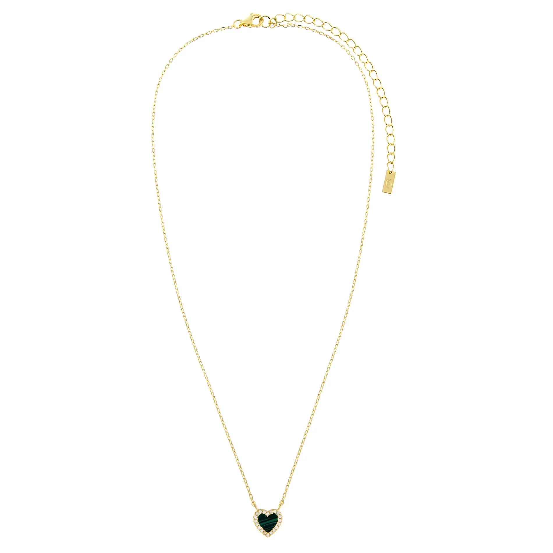 CZ Mini Heart Necklace