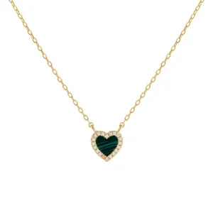CZ Mini Heart Necklace