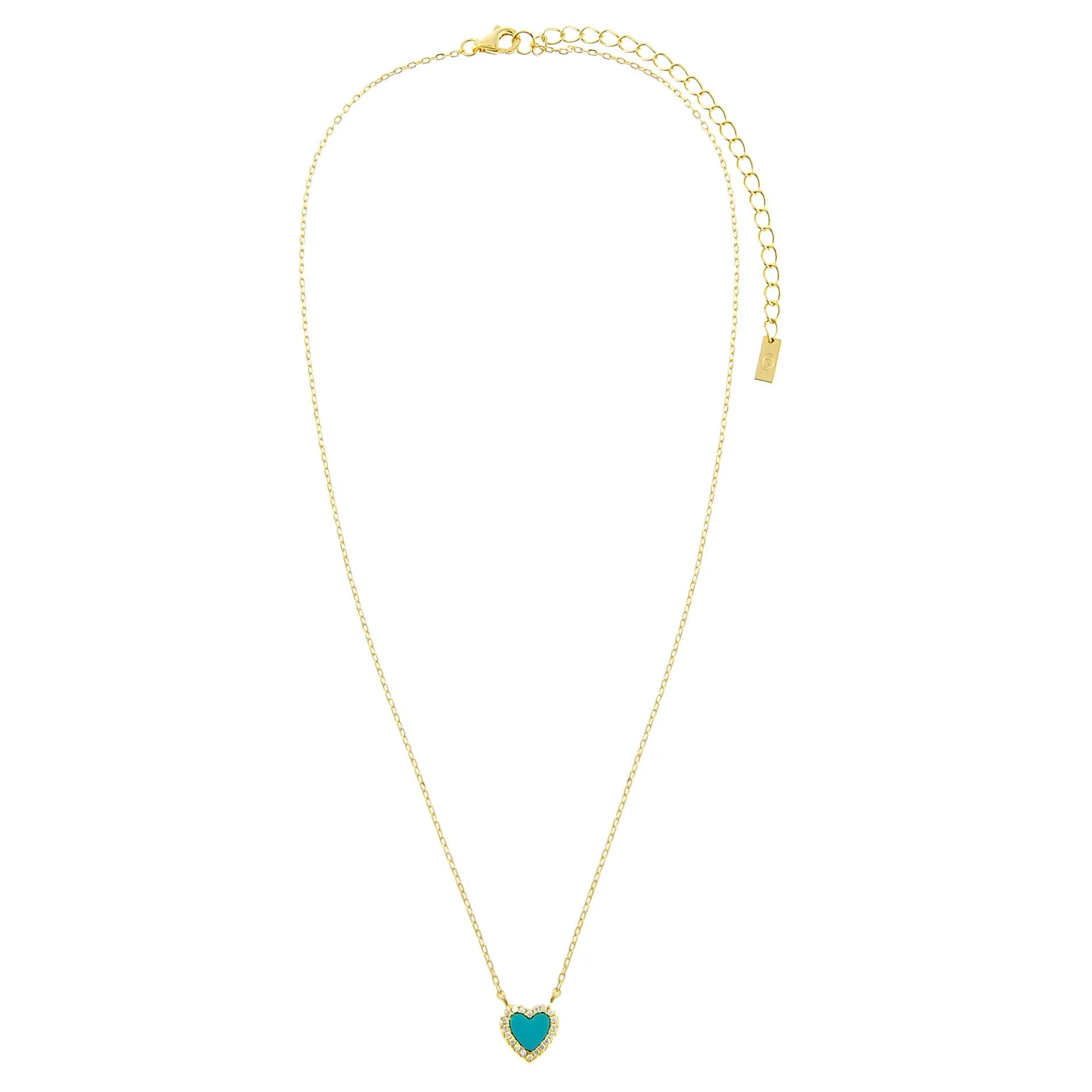 CZ Mini Heart Necklace