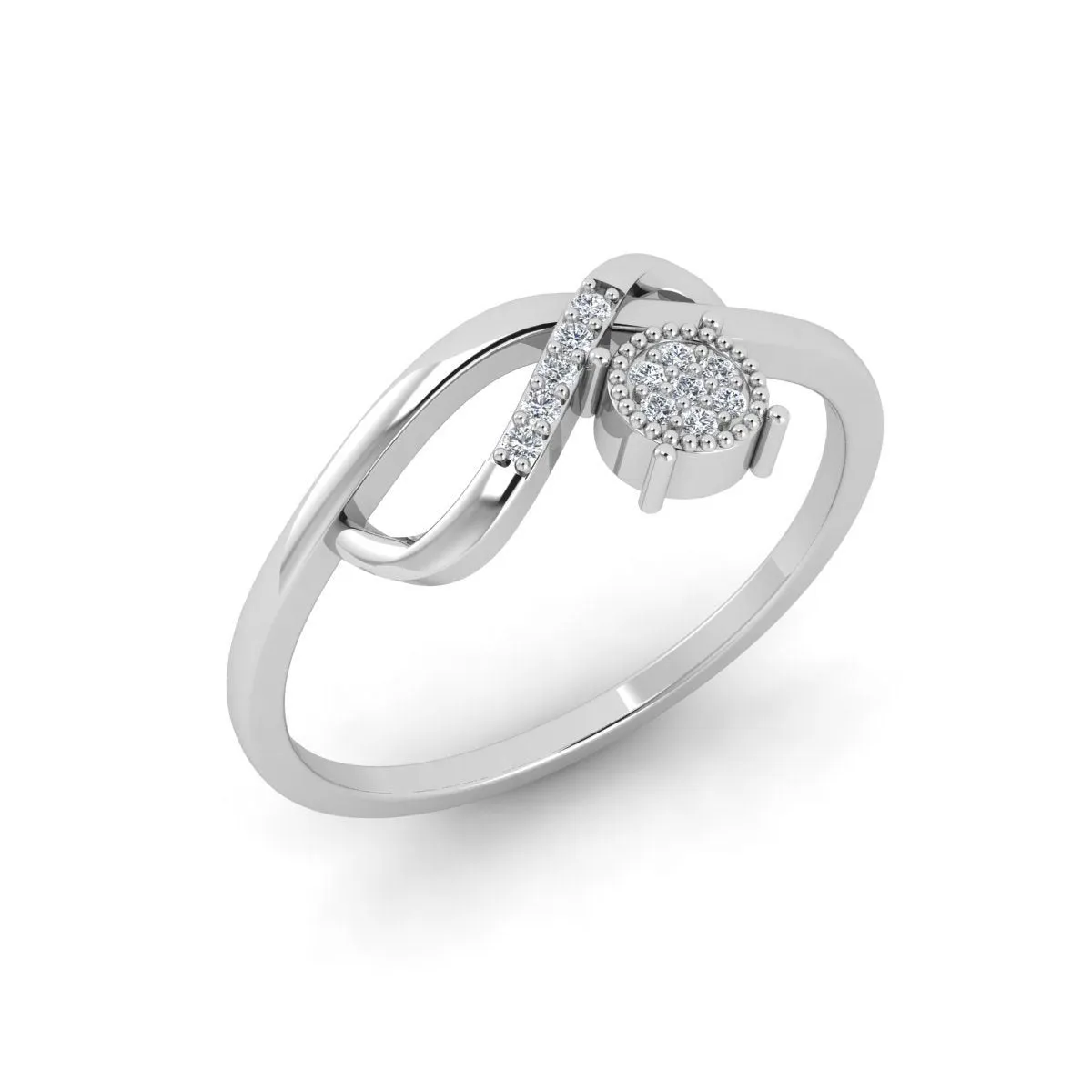 Dainty Diamond Promise Ring