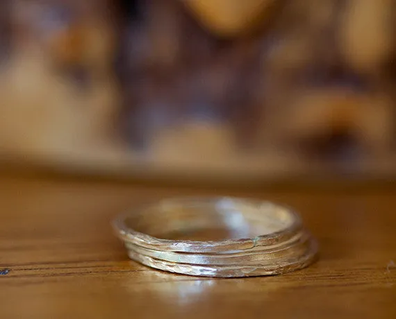 Dainty Gold Filled Stack Rings  S0394